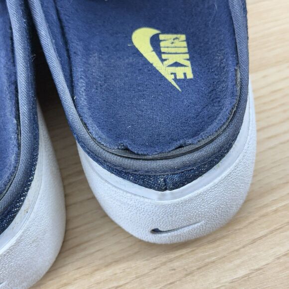 Y2k Nike Hermosa Slip On Denim Mule Shoe Women Size 8 Platform Punk Hip-Hop Vtg - Picture 9 of 15